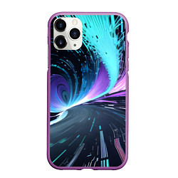 Чехол iPhone 11 Pro матовый Путь к вечности, цвет: 3D-фиолетовый