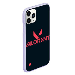 Чехол iPhone 11 Pro матовый Valorant игрок, цвет: 3D-светло-сиреневый — фото 2