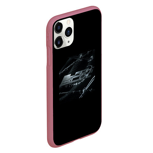 Чехол iPhone 11 Pro матовый Jeembo - Black box / 3D-Малиновый – фото 2