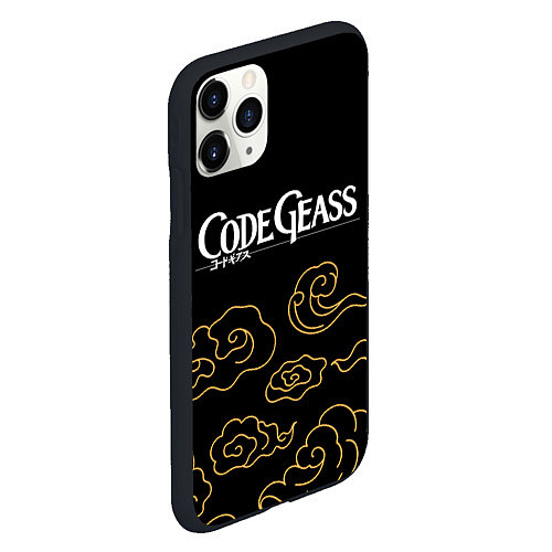 Чехол iPhone 11 Pro матовый Code Geass anime clouds / 3D-Черный – фото 2