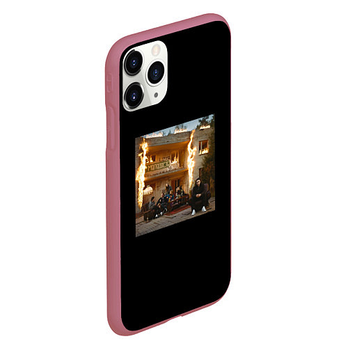 Чехол iPhone 11 Pro матовый Lizer - молодость / 3D-Малиновый – фото 2