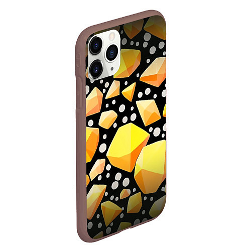 Чехол iPhone 11 Pro матовый Слитки золота / 3D-Коричневый – фото 2