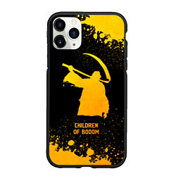 Чехол iPhone 11 Pro матовый Children of Bodom - gold gradient, цвет: 3D-черный