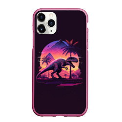 Чехол iPhone 11 Pro матовый Retrowave Trex