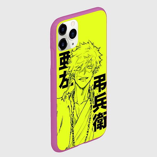 Чехол iPhone 11 Pro матовый Aza Chobei / 3D-Фиолетовый – фото 2