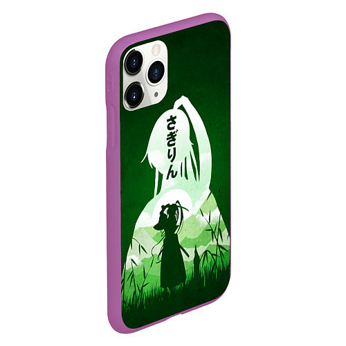 Чехол iPhone 11 Pro матовый Sagi-rin / 3D-Фиолетовый – фото 2