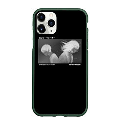 Чехол iPhone 11 Pro матовый Эрен: сквозь года, цвет: 3D-темно-зеленый