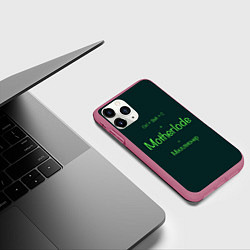 Чехол iPhone 11 Pro матовый Чит-код motherlode, цвет: 3D-малиновый — фото 2