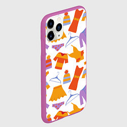 Чехол iPhone 11 Pro матовый Мой шопинг, цвет: 3D-фиолетовый — фото 2