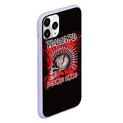 Чехол iPhone 11 Pro матовый Hazard, цвет: 3D-светло-сиреневый — фото 2