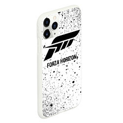 Чехол iPhone 11 Pro матовый Forza Horizon glitch на светлом фоне, цвет: 3D-белый — фото 2