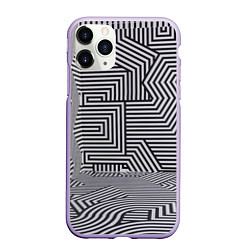 Чехол iPhone 11 Pro матовый Обманчивый паттерн