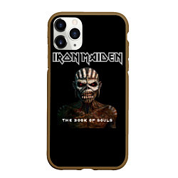 Чехол iPhone 11 Pro матовый Iron Maiden - the book of souls, цвет: 3D-коричневый