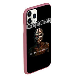 Чехол iPhone 11 Pro матовый Iron Maiden - the book of souls, цвет: 3D-малиновый — фото 2