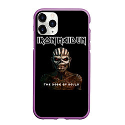 Чехол iPhone 11 Pro матовый Iron Maiden - the book of souls, цвет: 3D-фиолетовый
