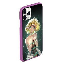 Чехол iPhone 11 Pro матовый Принцесса Зельда - Легенды о Зельде, цвет: 3D-фиолетовый — фото 2