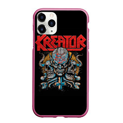 Чехол iPhone 11 Pro матовый Kreator - трэш-метал