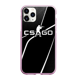 Чехол iPhone 11 Pro матовый Кс го -whiteline, цвет: 3D-розовый