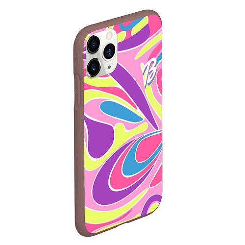 Чехол iPhone 11 Pro матовый Barbie Totally Hair - ретро костюм / 3D-Коричневый – фото 2