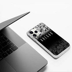 Чехол iPhone 11 Pro матовый С аниме ахегао, цвет: 3D-белый — фото 2