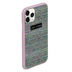 Чехол iPhone 11 Pro матовый Lost signal, цвет: 3D-розовый — фото 2