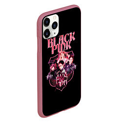 Чехол iPhone 11 Pro матовый Blackpink k-pop, Блэкпинк, цвет: 3D-малиновый — фото 2