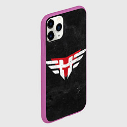 Чехол iPhone 11 Pro матовый Heroic team, цвет: 3D-фиолетовый — фото 2