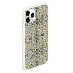 Чехол iPhone 11 Pro матовый Царские узоры, цвет: 3D-белый — фото 2
