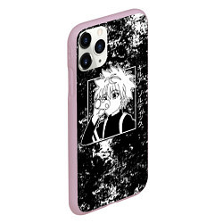 Чехол iPhone 11 Pro матовый Киллуа из аниме Hunter x hunter, цвет: 3D-розовый — фото 2