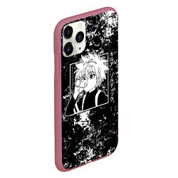 Чехол iPhone 11 Pro матовый Киллуа из аниме Hunter x hunter, цвет: 3D-малиновый — фото 2