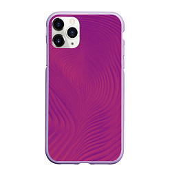 Чехол iPhone 11 Pro матовый Фантазия в пурпурном, цвет: 3D-светло-сиреневый