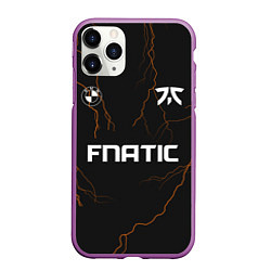 Чехол iPhone 11 Pro матовый Форма Fnatic молнии, цвет: 3D-фиолетовый