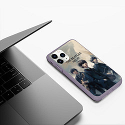 Чехол iPhone 11 Pro матовый The Beatles - Help, цвет: 3D-серый — фото 2