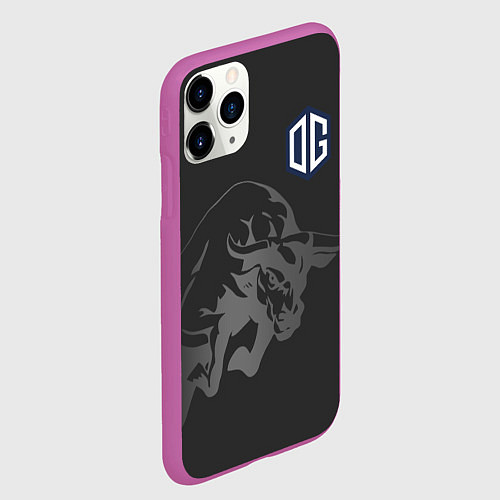 Чехол iPhone 11 Pro матовый Форма OG / 3D-Фиолетовый – фото 2