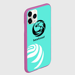 Чехол iPhone 11 Pro матовый Форма Beastcoast mint, цвет: 3D-фиолетовый — фото 2