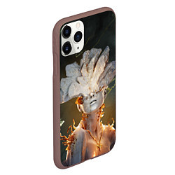 Чехол iPhone 11 Pro матовый Зараженная Одни из нас, цвет: 3D-коричневый — фото 2
