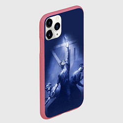 Чехол iPhone 11 Pro матовый The Outlast Trials игра, цвет: 3D-малиновый — фото 2