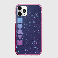 Чехол iPhone 11 Pro матовый Все равно, цвет: 3D-малиновый