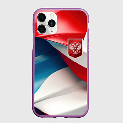 Чехол iPhone 11 Pro матовый Красный герб России