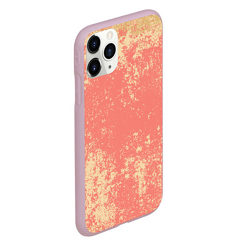 Чехол iPhone 11 Pro матовый Crema pattern / 3D-Розовый – фото 2