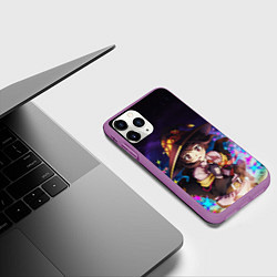Чехол iPhone 11 Pro матовый Мегумин Алый маг, цвет: 3D-фиолетовый — фото 2
