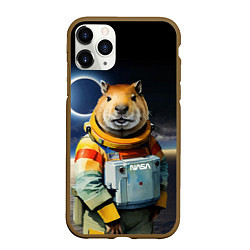 Чехол iPhone 11 Pro матовый Capy astronaut - Nasa - neural network