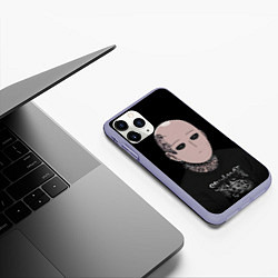 Чехол iPhone 11 Pro матовый Saitama - Slipknot, цвет: 3D-светло-сиреневый — фото 2