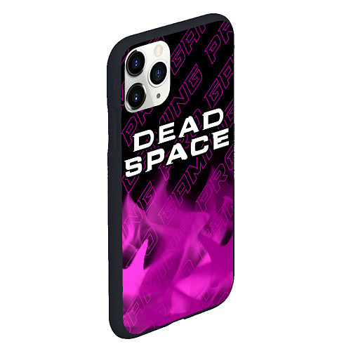 Чехол iPhone 11 Pro матовый Dead Space pro gaming: символ сверху / 3D-Черный – фото 2