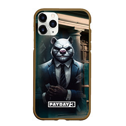 Чехол iPhone 11 Pro матовый Payday 3 white bear