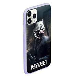 Чехол iPhone 11 Pro матовый Payday3 bulldog, цвет: 3D-светло-сиреневый — фото 2