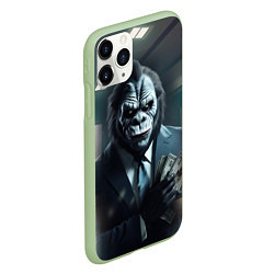 Чехол iPhone 11 Pro матовый Gorilla pay day 3, цвет: 3D-салатовый — фото 2