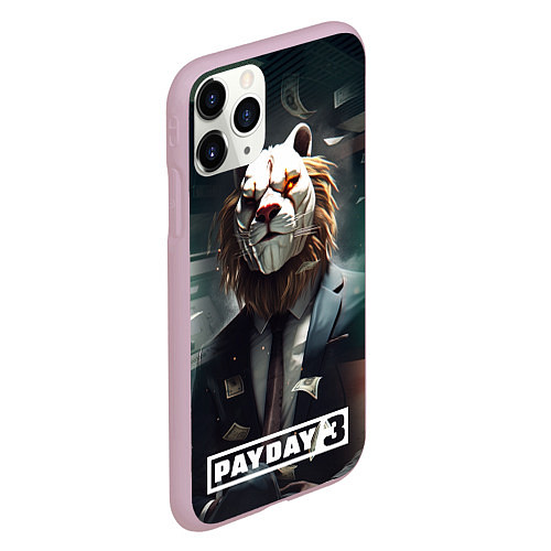 Чехол iPhone 11 Pro матовый Payday 3 lion / 3D-Розовый – фото 2