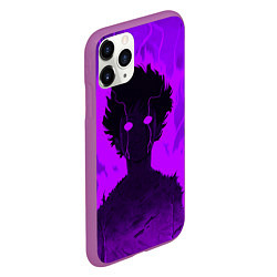 Чехол iPhone 11 Pro матовый Mob Psycho Rage, цвет: 3D-фиолетовый — фото 2