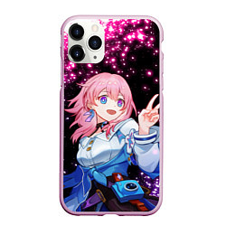 Чехол iPhone 11 Pro матовый Star rail - хонкай, цвет: 3D-розовый